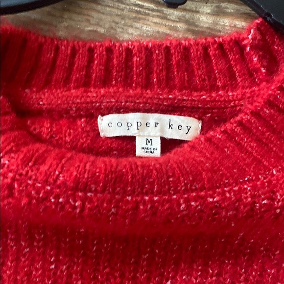 New Copper Key set of Red Sweater and Plaid Skirt Set - Picture 2 of 5